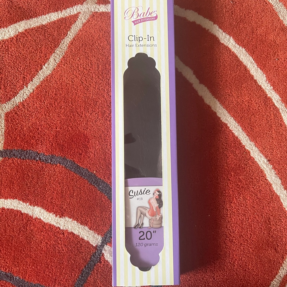Babe Hair Extensions-never worn-too dark for me.